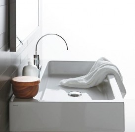 Раковина для ванної Simas Frozen накладна 91х50,5 см фаянс білий U 90