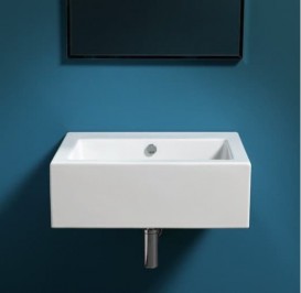 Раковина для ванной Simas Frozen подвесная/накладная 60х50 см фаянс белый FZ 10