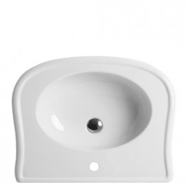 Раковина для ванной Simas Lante подвесная/накладная 90х54 см фаянс белый LA11