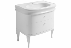 Раковина для ванной Simas Lante подвесная/накладная 90х54 см фаянс белый LA11