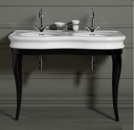 Раковина для ванной Simas Lante подвесная/накладная 120х54 см фаянс белый LA12