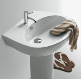 Раковина для ванной Simas LFT Spazio подвесная 65,5х51 см фаянс белый LFT 05