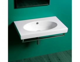 Раковина для ванной Simas LFT Spazio подвесная 80х50 см фаянс белый LFT 44