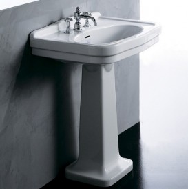 Раковина для ванной Simas Londra на пьедестал 68х51 см фаянс белый LO 924