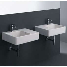 Раковина для ванной Simas Quasar подвесная 60х45 см фаянс белый QU60S