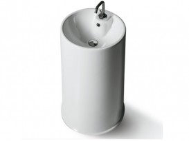 Раковина для ванної Simas Top Lavabi підлоги Ø 46 см фаянс білий GTE