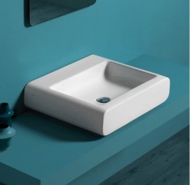 Раковина для ванної Simas OH накладна/підвісна 60х50 см фаянс білий OH 10