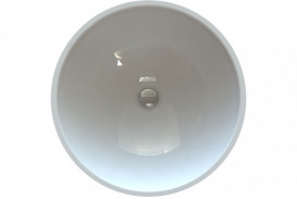 Раковина для ванной Snail Камелия Ø42,5 см литьевой мрамор белый 147