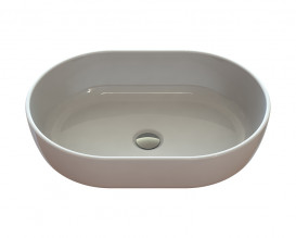 Раковина для ванної кімнати Snail Персія 54х38 см ливарний мармур білий 175