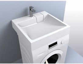 Раковина для ванной Tallin подвесная с отверстием под смеситель белый глянцевый 0000248