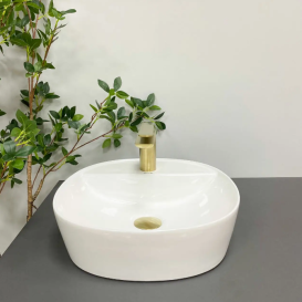 Раковина для ванной VBI AGORDO S 40x40 см керамика белый VBI-014903