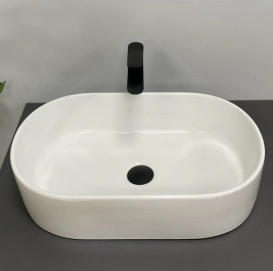 Раковина для ванної кімнати VBI Alano 55,5×34,5 см кераміка білий VBI-012615