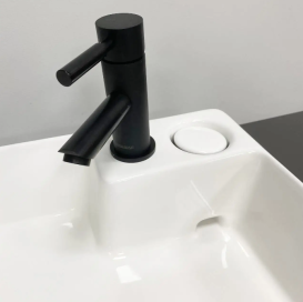 Раковина для ванної VBI ALTAMURA M 59,5x35 см накладна на пральну машинку кераміка білий VBI-016001