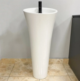 Раковина для ванної кімнати VBI ANDORA 42,5x42,5 см підлогова кераміка білий VBI-019011