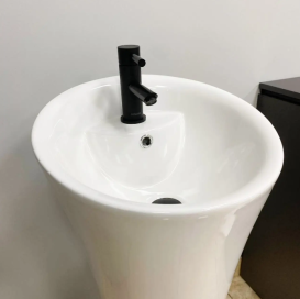 Раковина для ванної кімнати VBI ANDORA 42,5x42,5 см підлогова кераміка білий VBI-019011