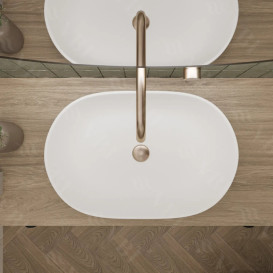 Раковина для ванної кімнати VBI Andria 61x42,5 см кераміка білий VBI-011700