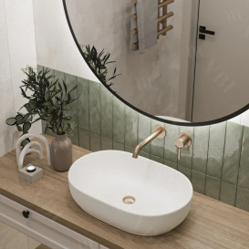 Раковина для ванної кімнати VBI Andria 61x42,5 см кераміка білий VBI-011700