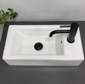 Раковина для ванной VBI Anzi L 50×25,5 см керамика белый VBI-015619