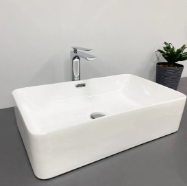 Раковина для ванної кімнати VBI ARABBA M 55,5x34 см кераміка білий VBI-013502