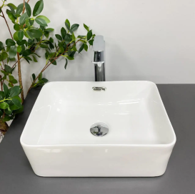 Раковина для ванної кімнати VBI ARABBA S 40x30,5 см кераміка білий VBI-013500