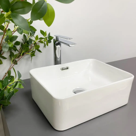 Раковина для ванної кімнати VBI ARABBA S 40x30,5 см кераміка білий VBI-013500