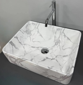 Раковина для ванної VBI Asti M 47х37 см кераміка calcatta VBI-013004