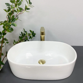 Раковина для ванної кімнати VBI AVERSA 56x35,5 см кераміка білий VBI-014200