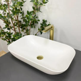 Раковина для ванної кімнати VBI AVEZZANO 58x35,5 см кераміка білий матовий VBI-014400