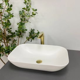 Раковина для ванної кімнати VBI AVEZZANO 58x35,5 см кераміка білий матовий VBI-014400