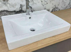 Раковина для ванної кімнати VBI Bagnara 70×46 см кераміка білий VBI-018063