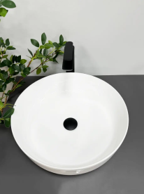 Раковина для ванної кімнати VBI Bari 46x46 см кераміка білий VBI-011600