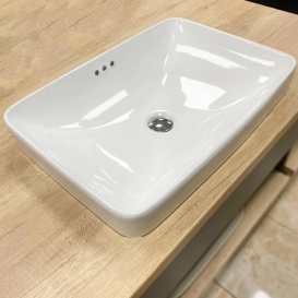 Раковина для ванної кімнати VBI BITETTO 58,5x42 см кераміка білий VBI-018016