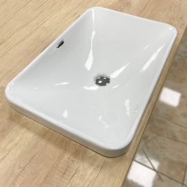 Раковина для ванной VBI BITRITTO M 60x41 см керамика белый VBI-018025