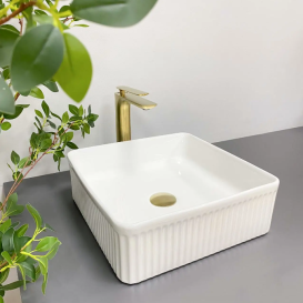 Раковина для ванной VBI BOLZANO 38,5x38,5 см керамика белый VBI-013800