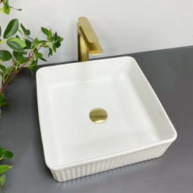 Раковина для ванной VBI BOLZANO 38,5x38,5 см керамика белый VBI-013800