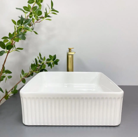 Раковина для ванной VBI BOLZANO 38,5x38,5 см керамика белый VBI-013800