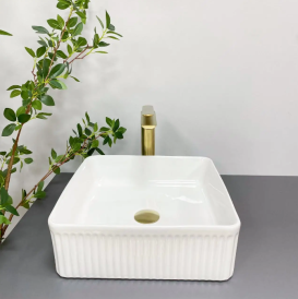 Раковина для ванной VBI BOLZANO 38,5x38,5 см керамика белый VBI-013800