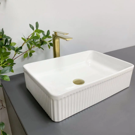 Раковина для ванної кімнати VBI BRESCIA 51x34,5 см кераміка білий VBI-013900