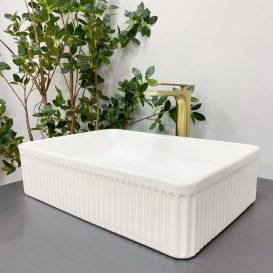 Раковина для ванної кімнати VBI BRESCIA 51x34,5 см кераміка білий VBI-013900