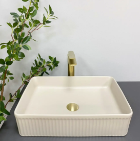 Раковина для ванной VBI BRESCIA 51x34,5 см керамика бежевый матовый VBI-013902