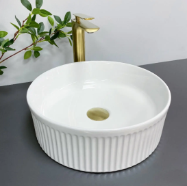 Раковина для ванної кімнати VBI BRINDISI 37,5x37,5 см кераміка білий VBI-014100