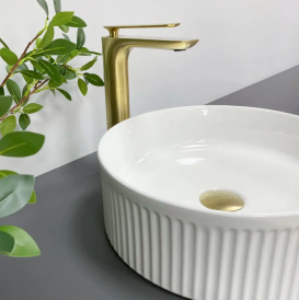 Раковина для ванної кімнати VBI BRINDISI 37,5x37,5 см кераміка білий VBI-014100