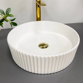 Раковина для ванної кімнати VBI BRINDISI M 41,5x41,5 см кераміка білий VBI-014102