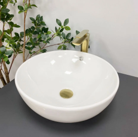 Раковина для ванної кімнати VBI BRUNICO S 37,5x38 см кераміка білий VBI-015201