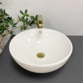 Раковина для ванної кімнати VBI BRUNICO S 37,5x38 см кераміка білий VBI-015201