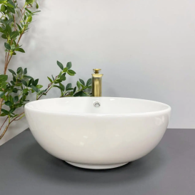 Раковина для ванної кімнати VBI BRUNICO S 37,5x38 см кераміка білий VBI-015201