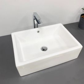 Раковина для ванної кімнати VBI CASTELLO 51x35,5 см кераміка білий VBI-012901