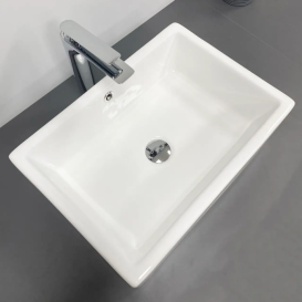 Раковина для ванної кімнати VBI CASTELLO 51x35,5 см кераміка білий VBI-012901