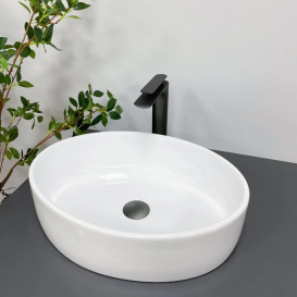 Раковина для ванної кімнати VBI CEFALU 50x36 см кераміка білий VBI-015400