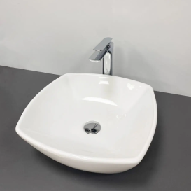 Раковина для ванної кімнати VBI CORTONA 43x43 см кераміка білий VBI-012608